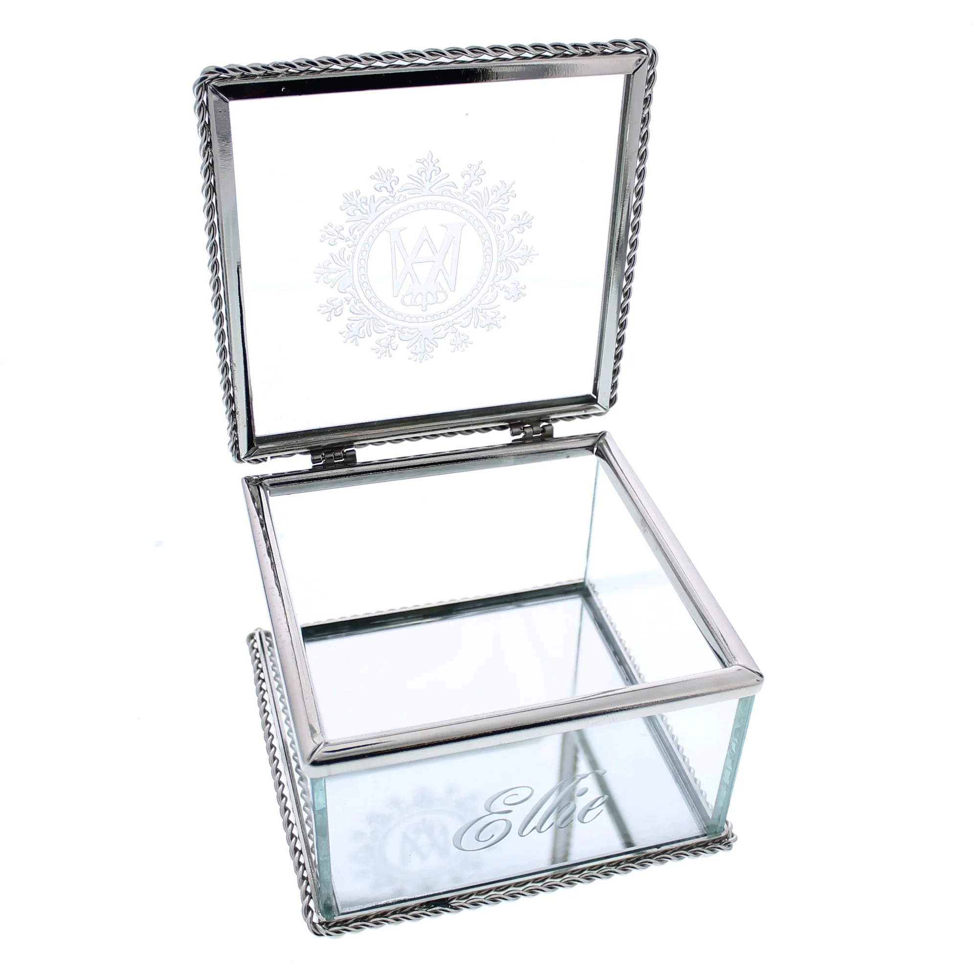 Ave Maria Glass Keepsake Box - Image 2