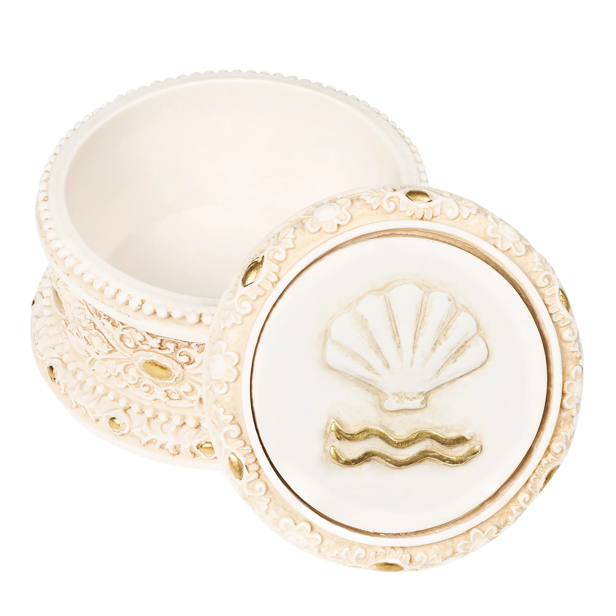Baptism Shell Rosary Keepsake Box - Image 2