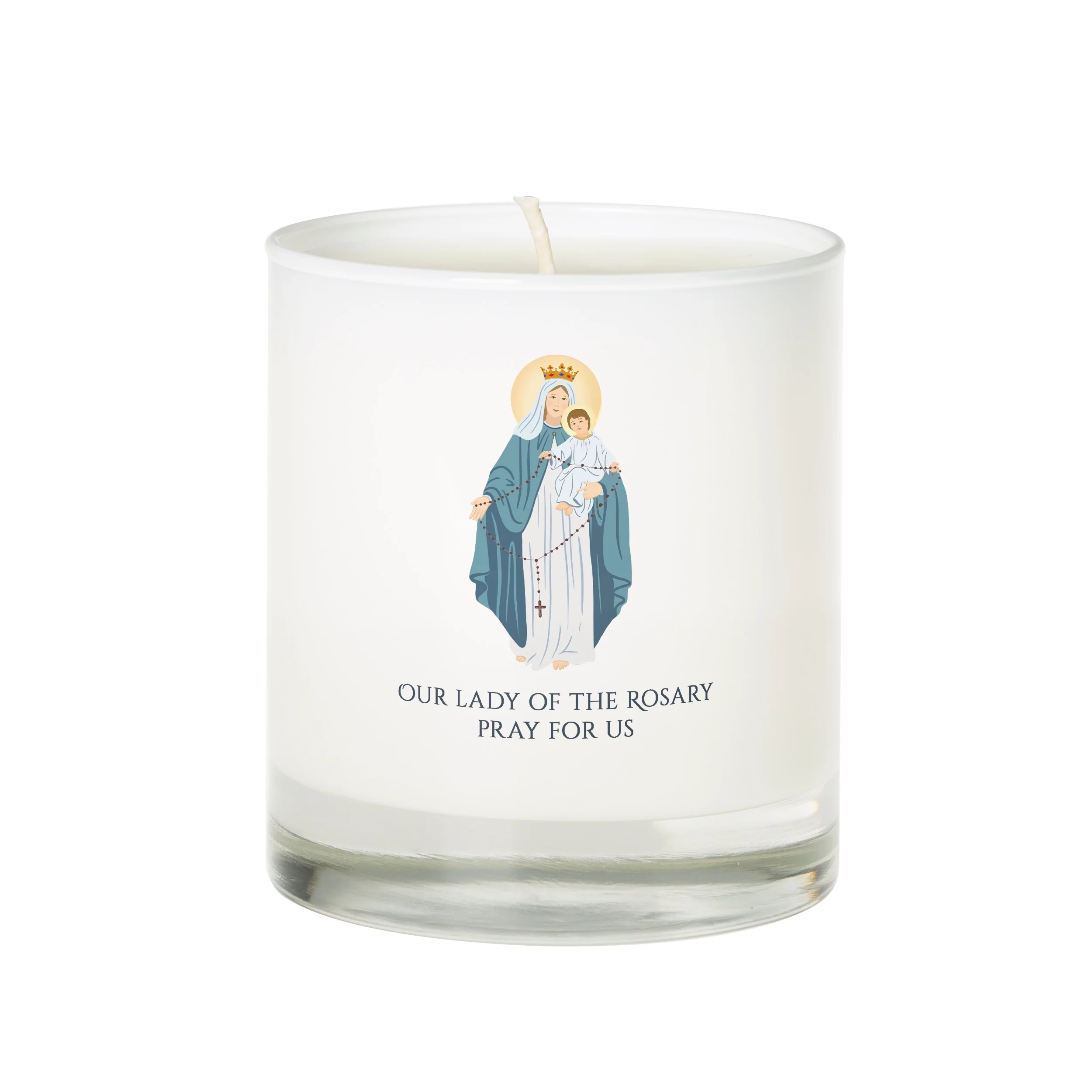 Our Lady of the Rosary Candle - Image 3