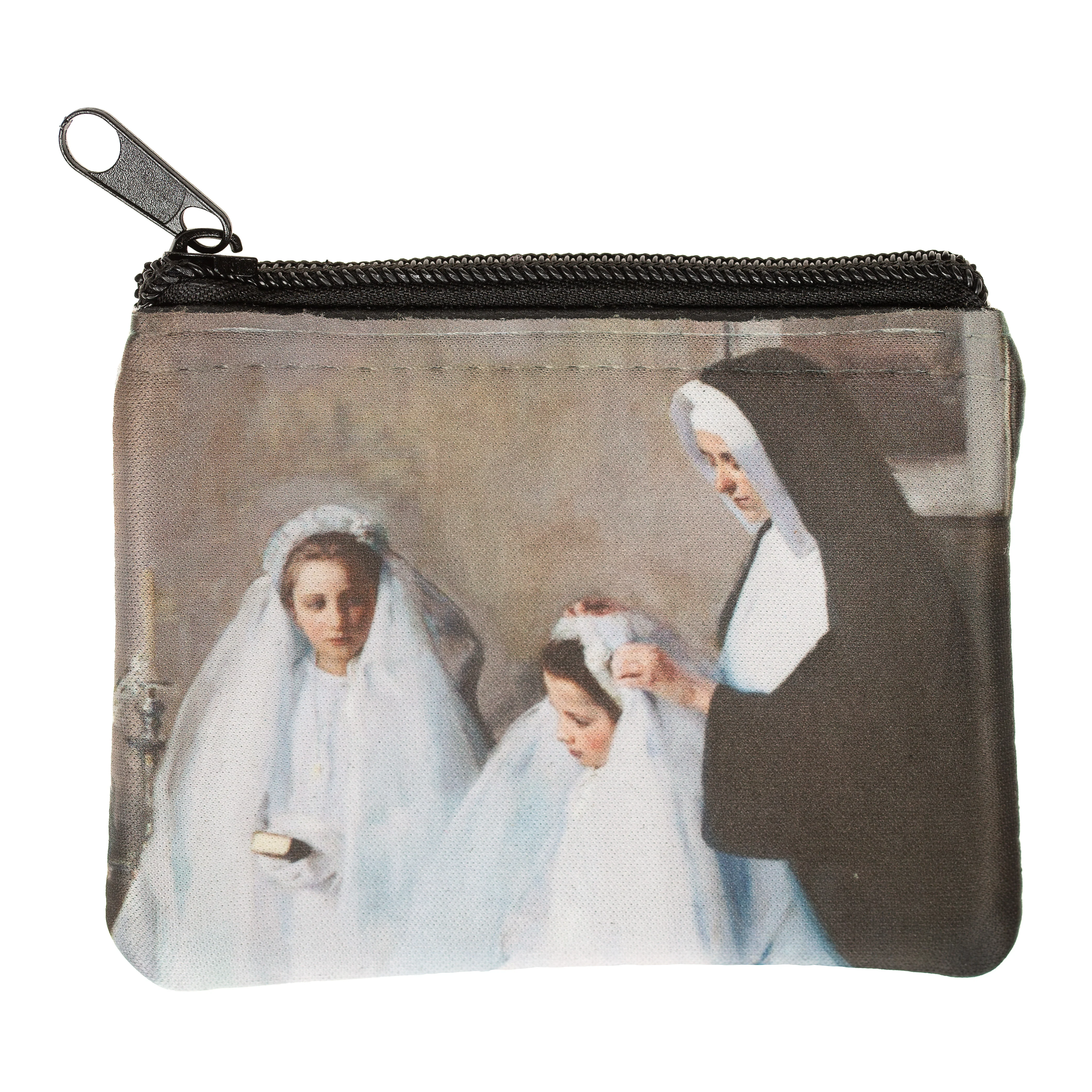 Personalized First Communion Classic Art Rosary Pouch - Image 4