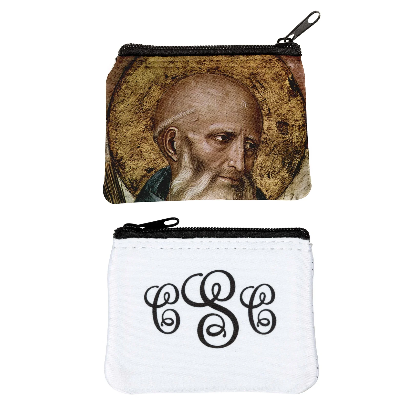Personalized St. Benedict Rosary Pouch - Image 3