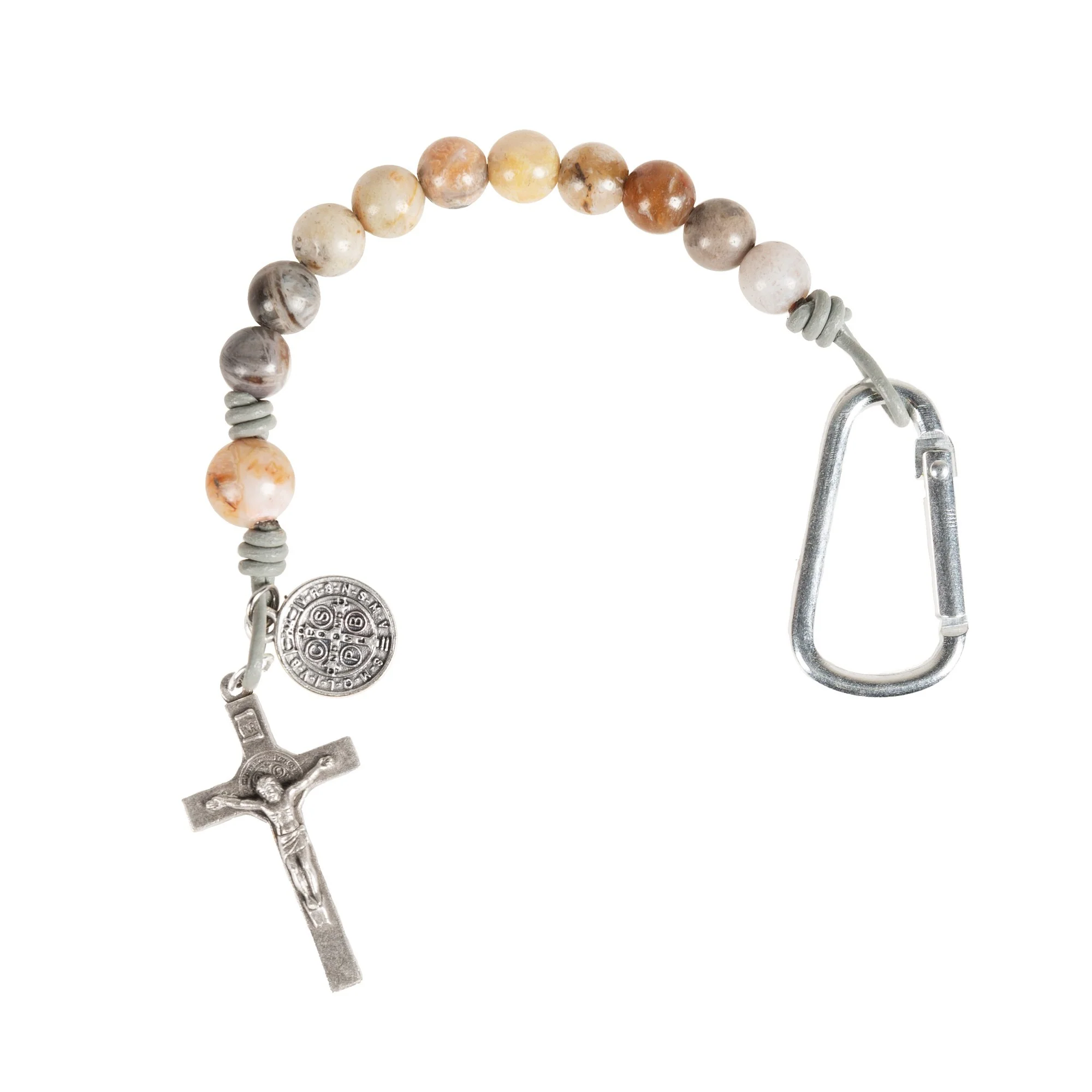 St. Benedict Brave Beads Tenner Rosary - Image 2